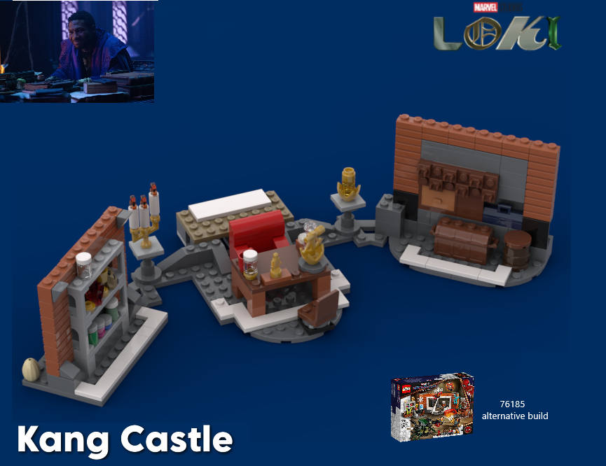 Kang Castle from Loki season 1, 76185 Alternative Build