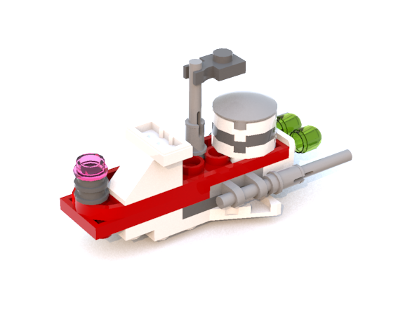 Flying cargo boat alternate build