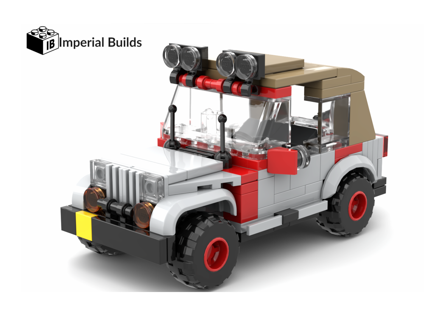 Jurassic Park Jeep Wrangler With Rain Canopy