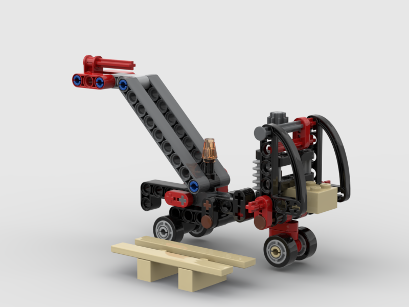Pallets Moc Tow Truck with Pallet (MOC-149927) - LEGO MOC | MOC Tracker