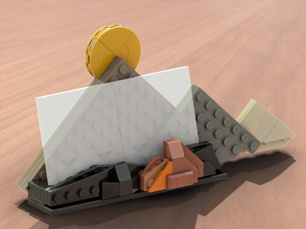 Stone Mountain Range Business Card Holder