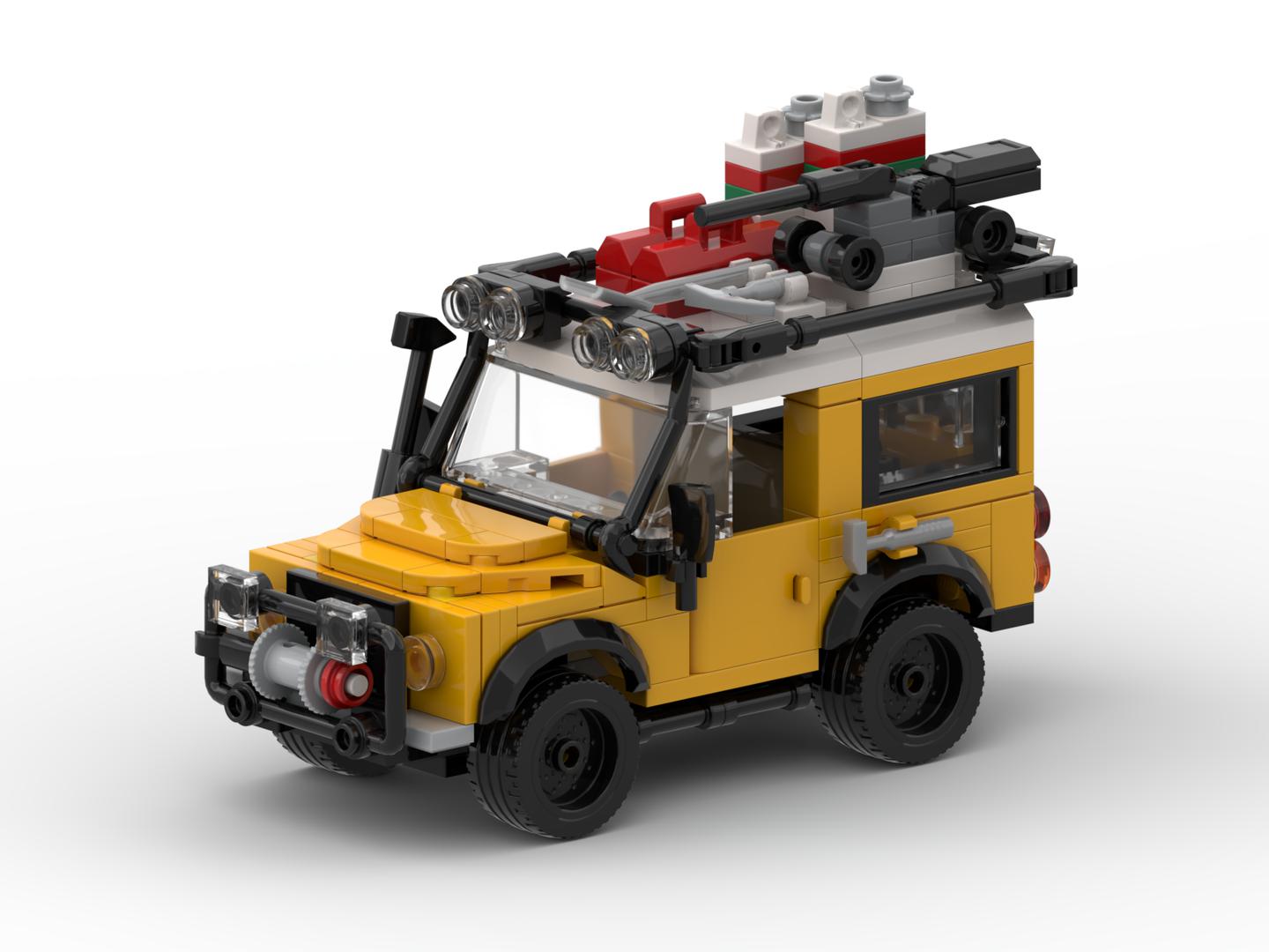 40650 Land Rover Classic Defender 90 - Minifigure Scale