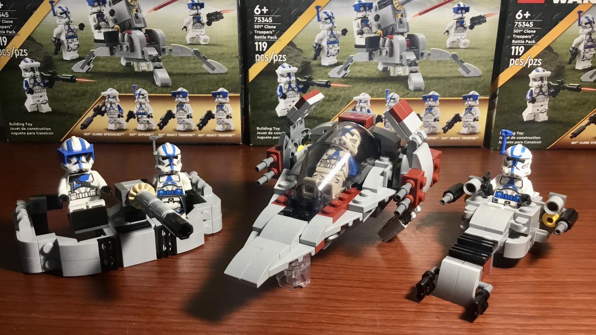V-Wing, Speeder and Battle Station 75345 Modification