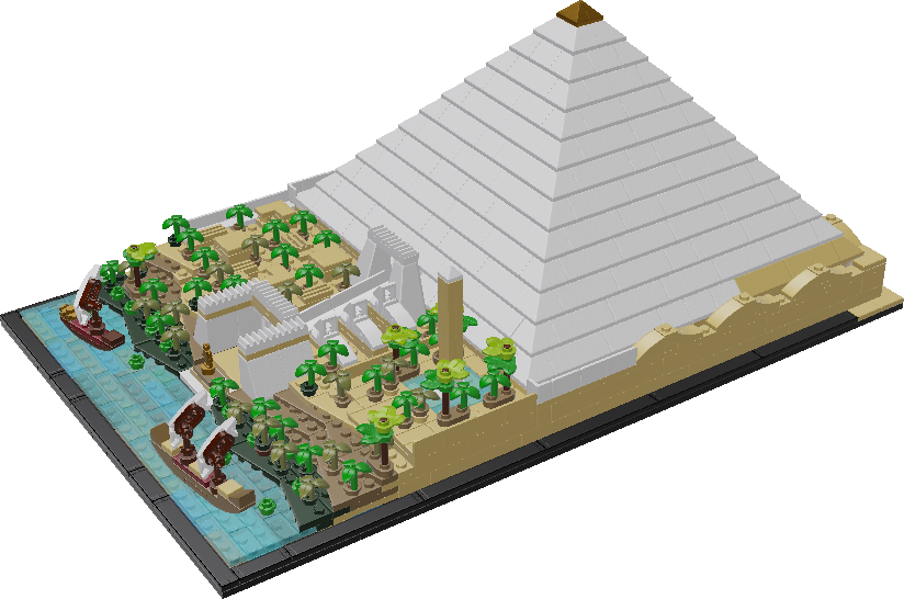 The Great Pyramid of Giza alternate build