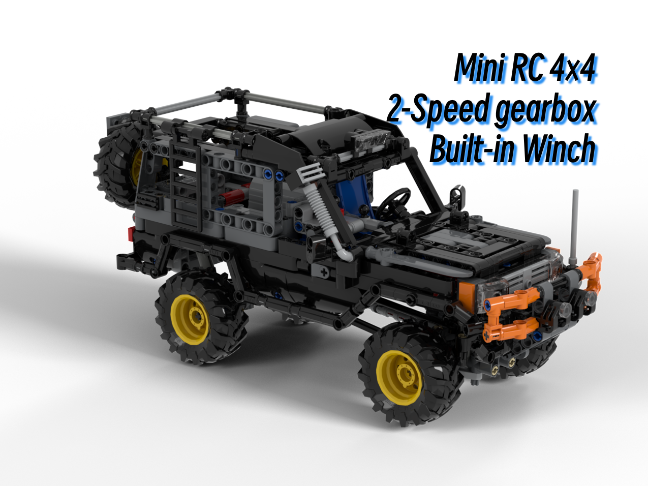 Mini RC TOYOTA  Land Cruiser 78 Troop Carrier