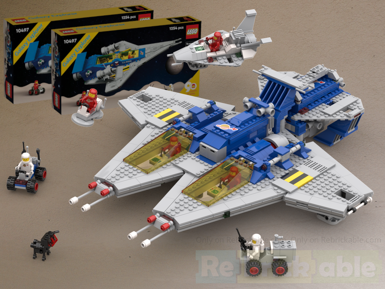 Galaxy Commander (6980 Remake) from 2x 10497 Galaxy Explorer