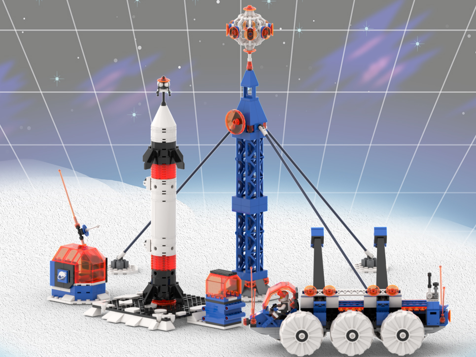 Ice Planet Rocket Launch Playset