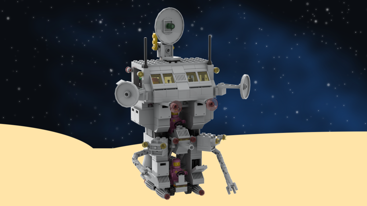 Classic Space Reimagined: Robot Command Centre (6951) (MOC-151129 ...