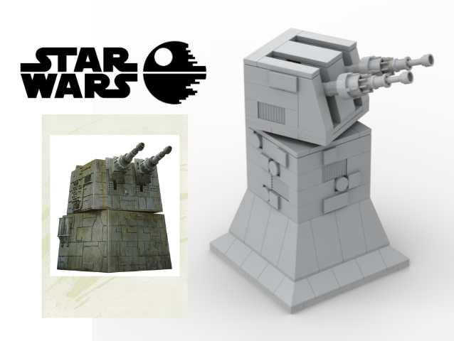 Death Star Turbo Laser Main Battery Turret