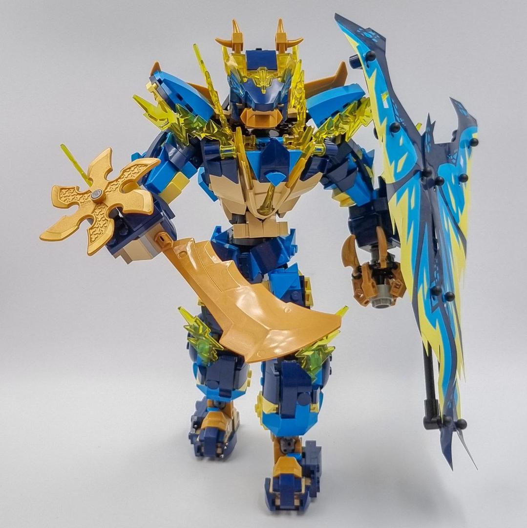 Riyu's Elemental Dragon Mech vs Modified Empress Mech