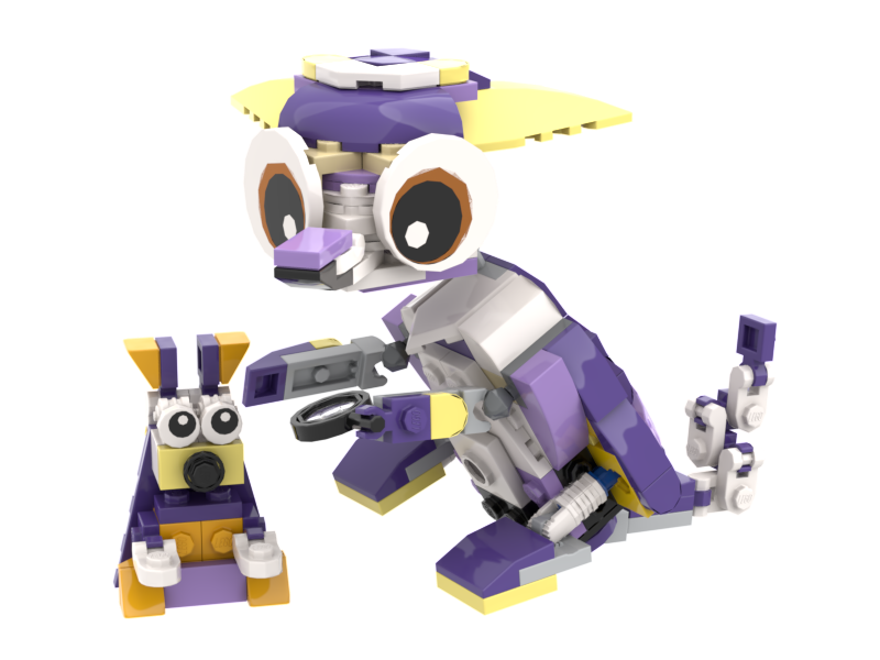 Fantasy Forest Fennec Fox (and tiny bear)