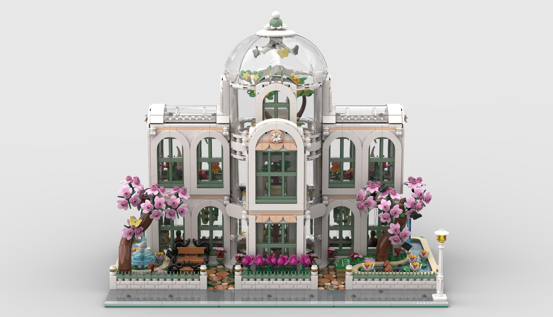 Big Botanical Garden - 1.5 Baseplate Modular - Modification of 2x Sets 41757