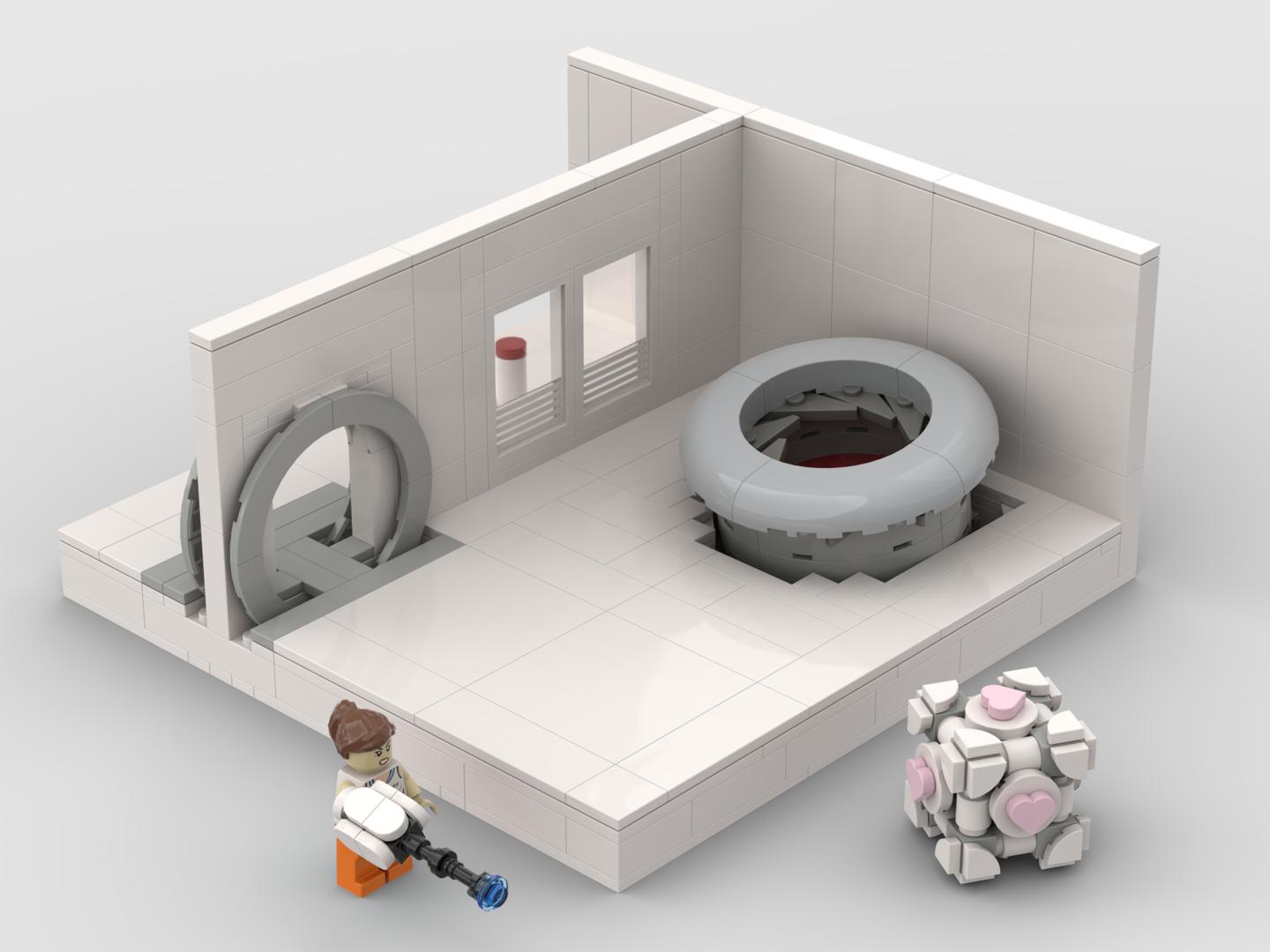 Portal - Aperture Science Incinerator diorama