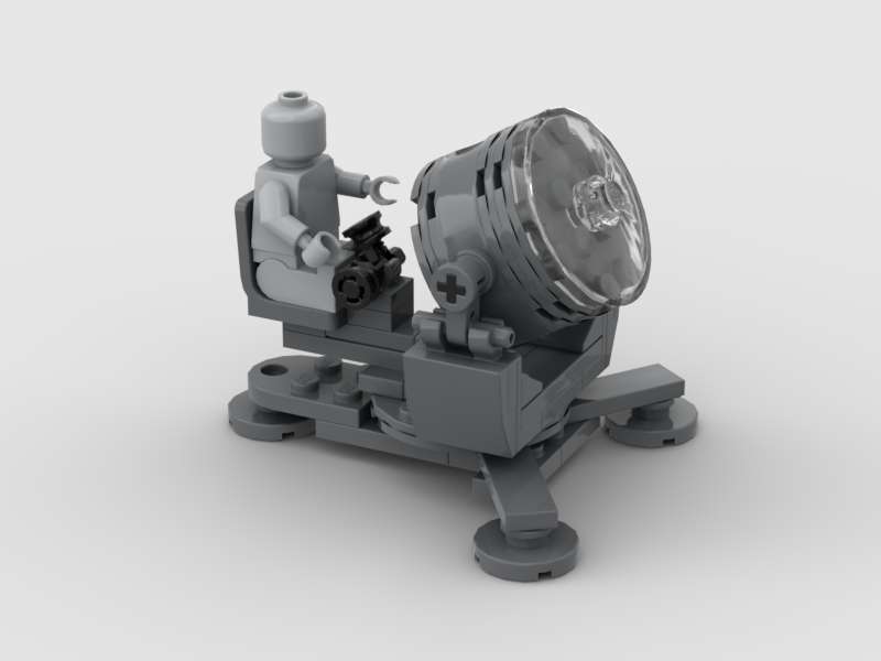 German 60cm aircraft search light.