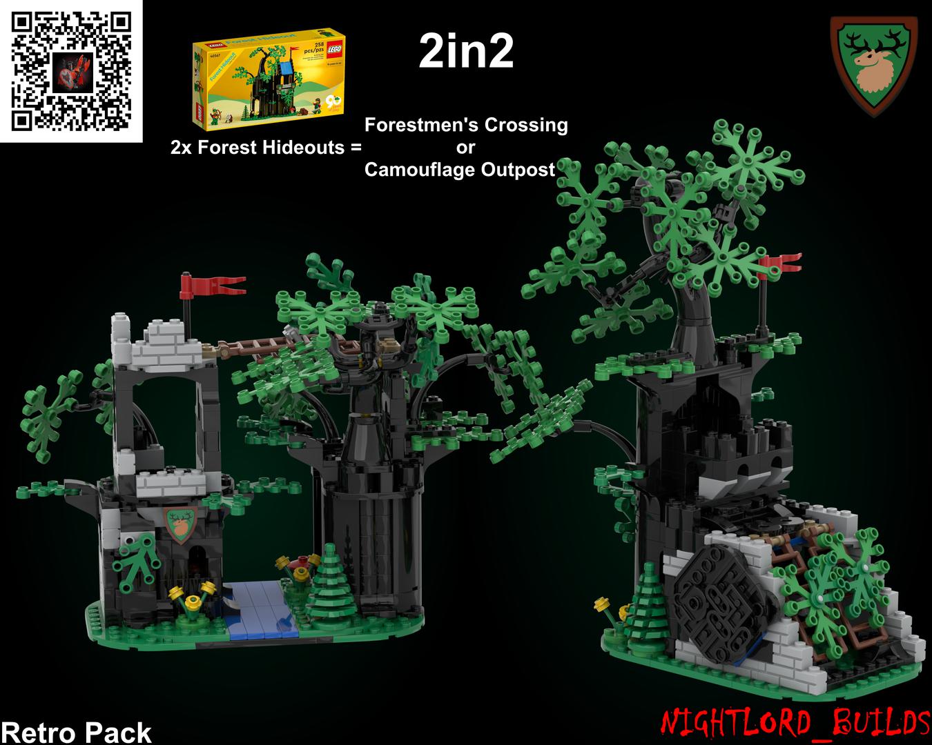 Forest Hideout Retro Pack 2in2