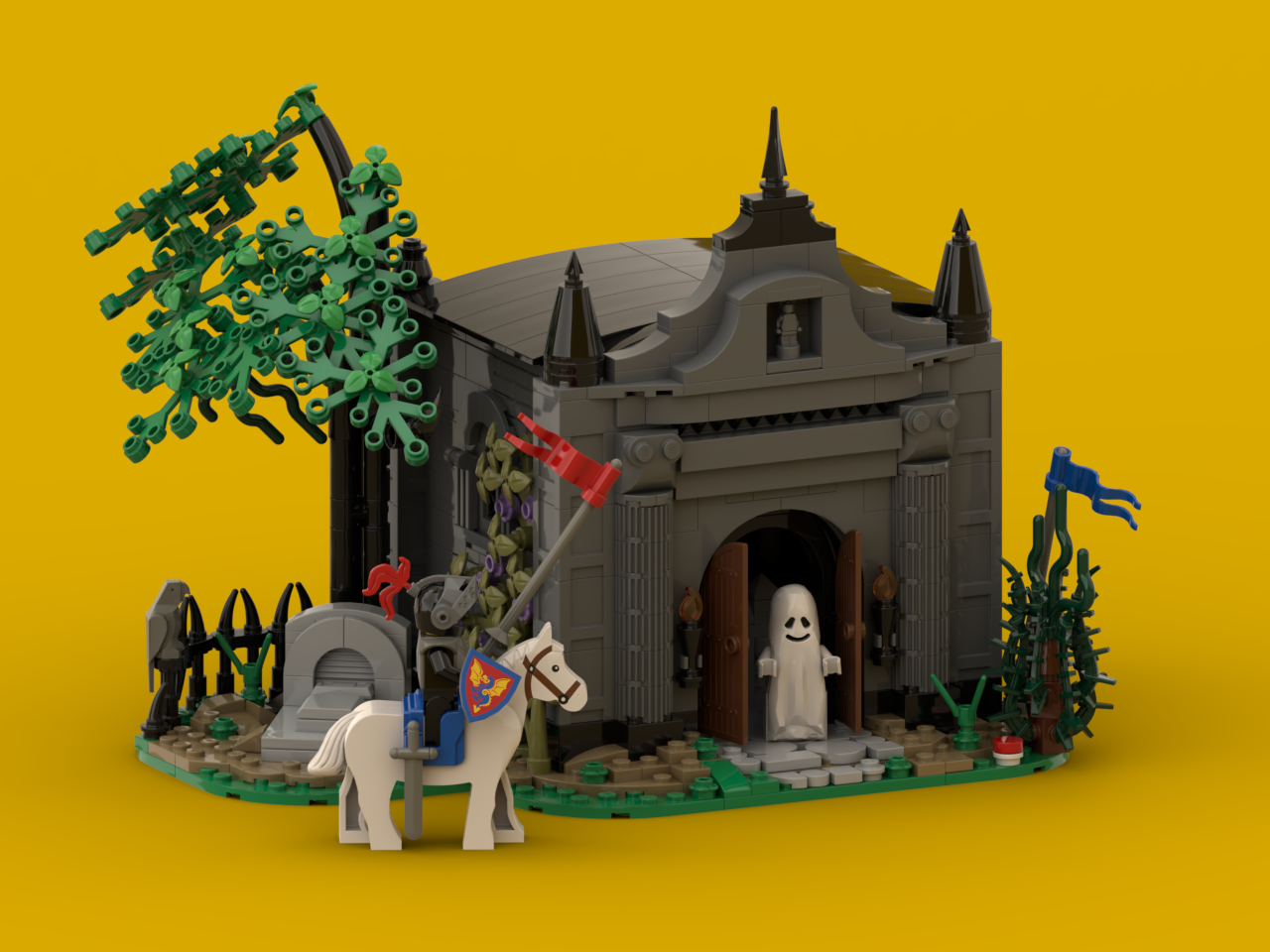 6034 - Black Monarch's Ghost - MOC