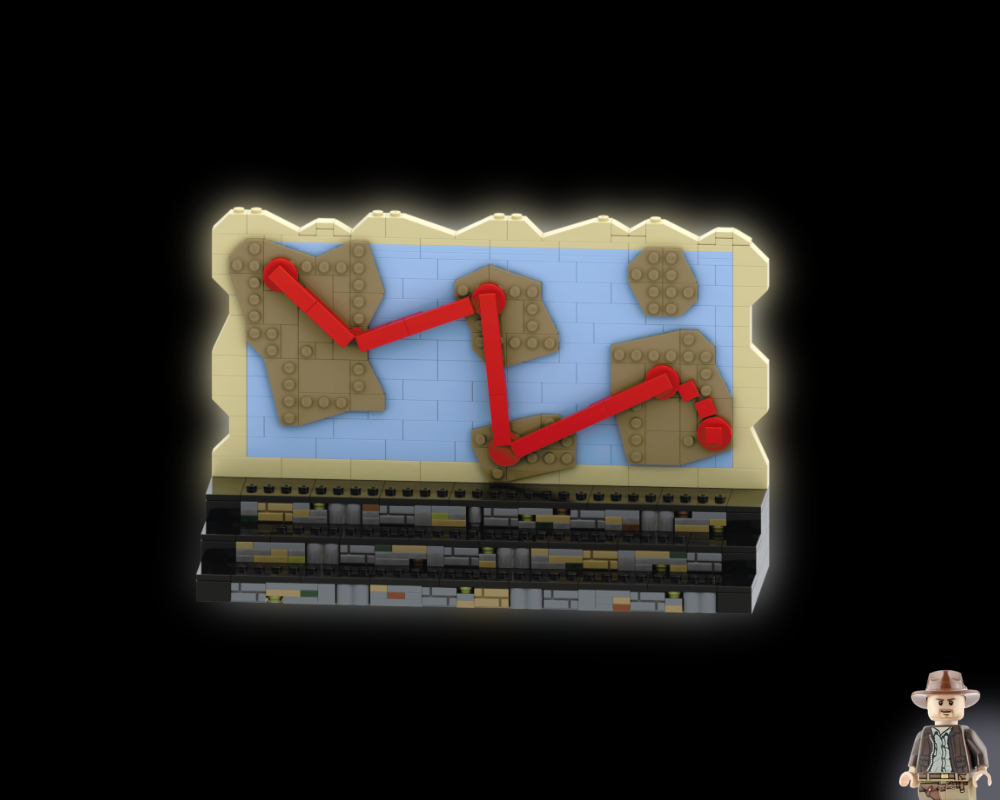 Indiana Jones - Minifigures Display Stand