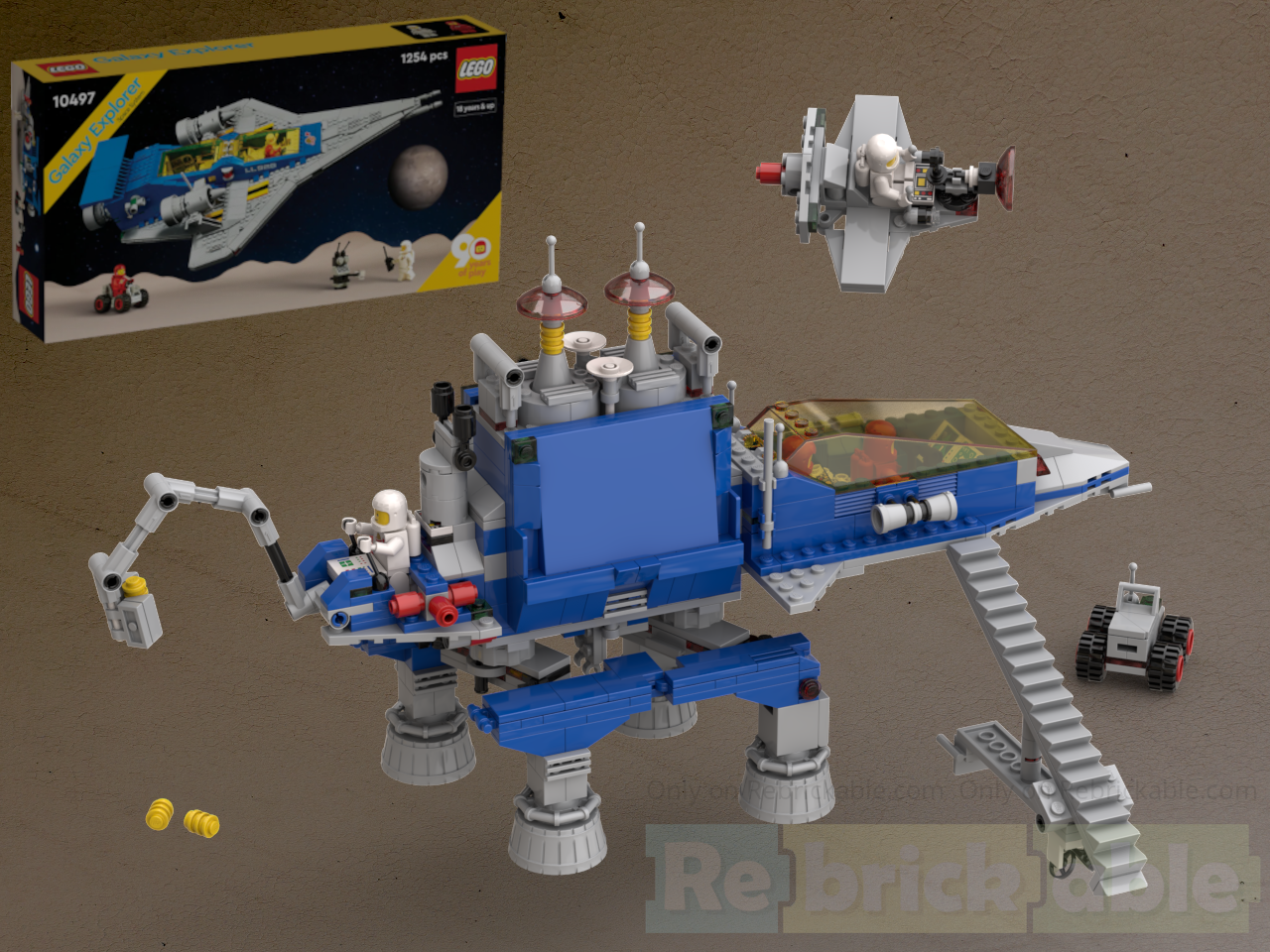 Alien Moon Stalker (6940 Remake) from 10497 Galaxy Explorer