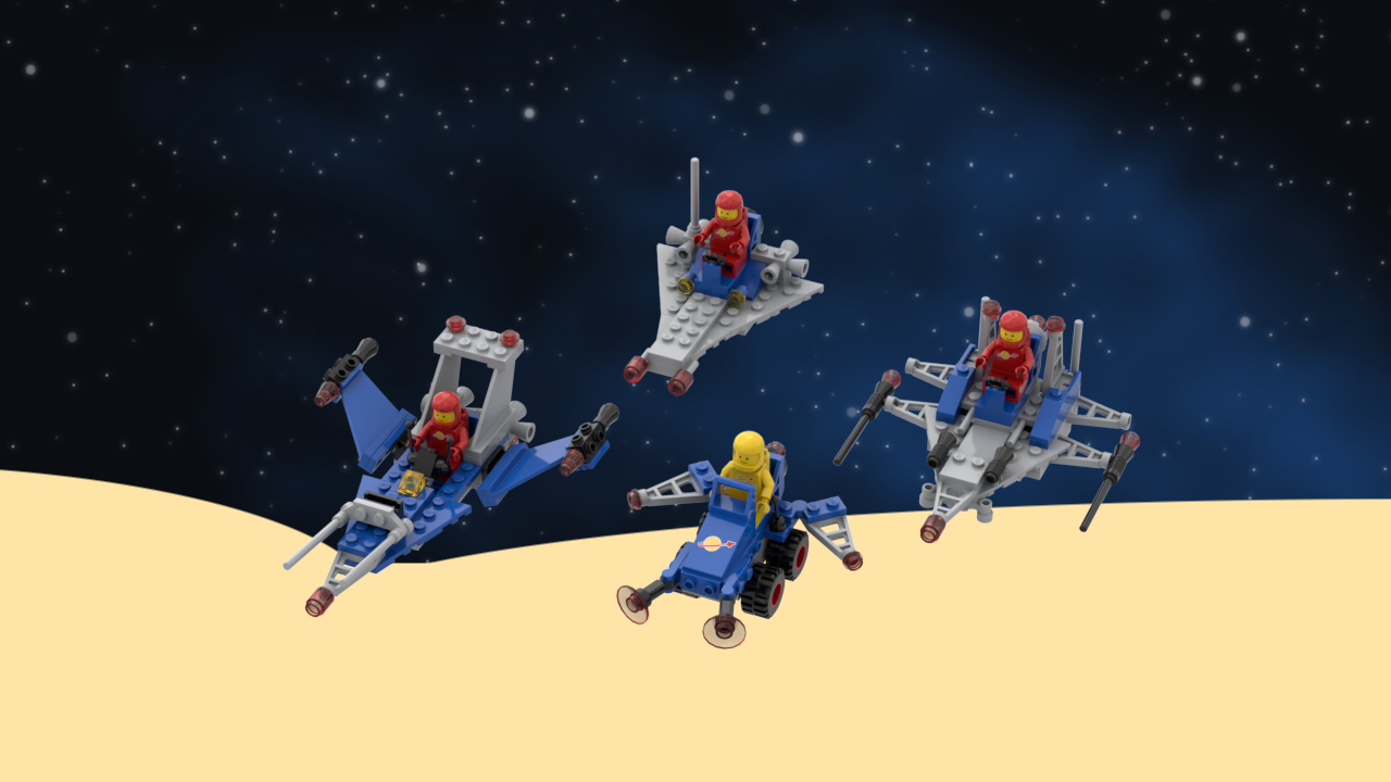 Classic Space Reimagined: Collection 4 - Space Vehicles (6845, 6803 ...