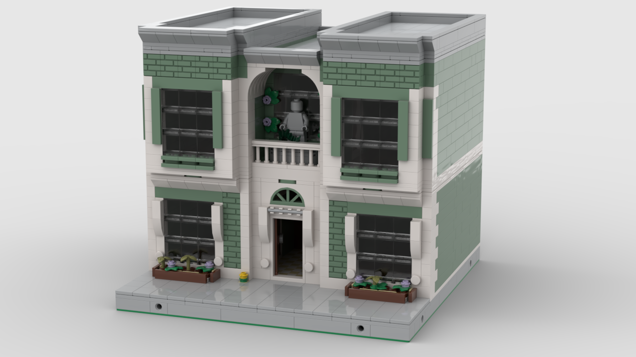 Brick Valley tenement house on the main street