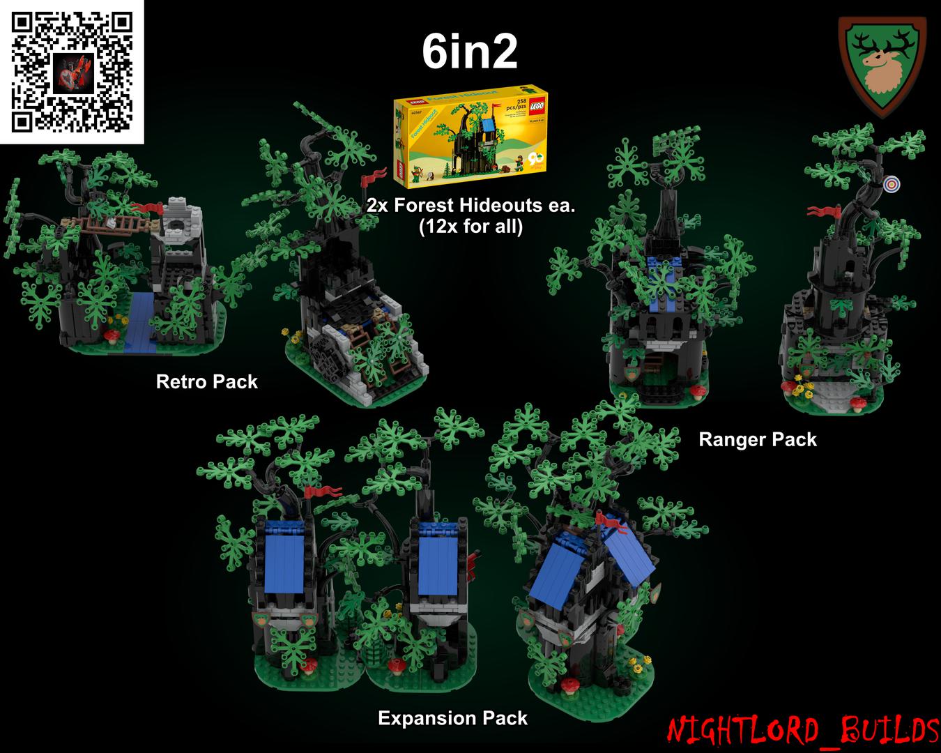 Forest Hideout Combo Pack Deal 6in2