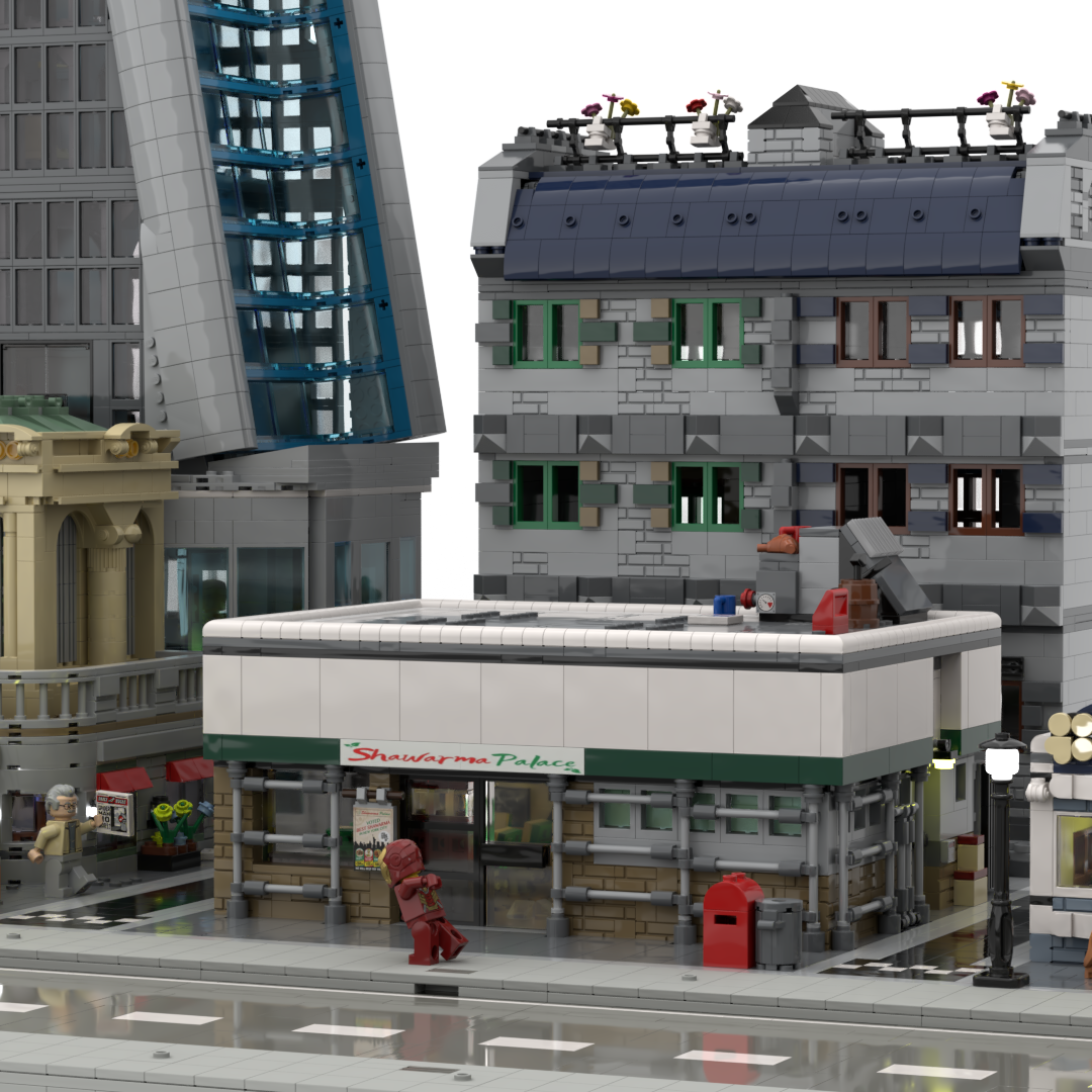 And then Shawarma After - Avengers Modular Building