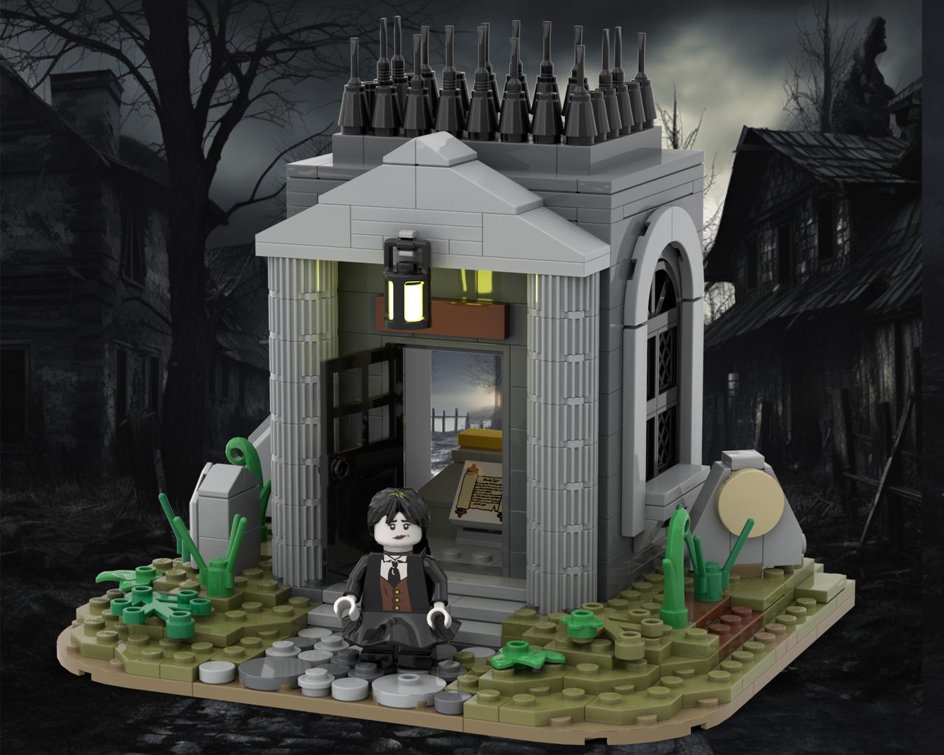 The Crypt Wednesday Addams family