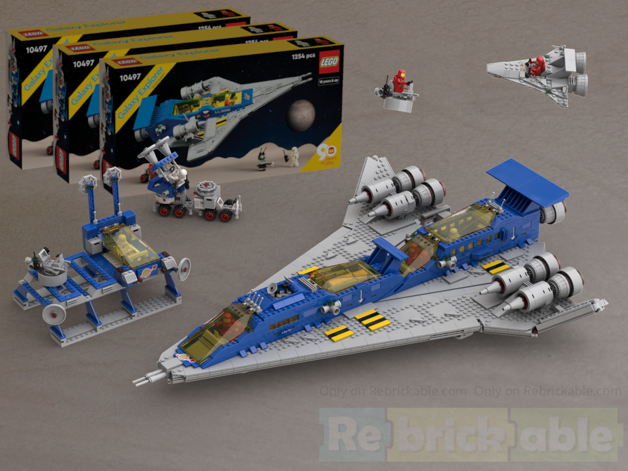 Galaxy Lambda I &amp; II from 3x 10497 Galaxy Explorer