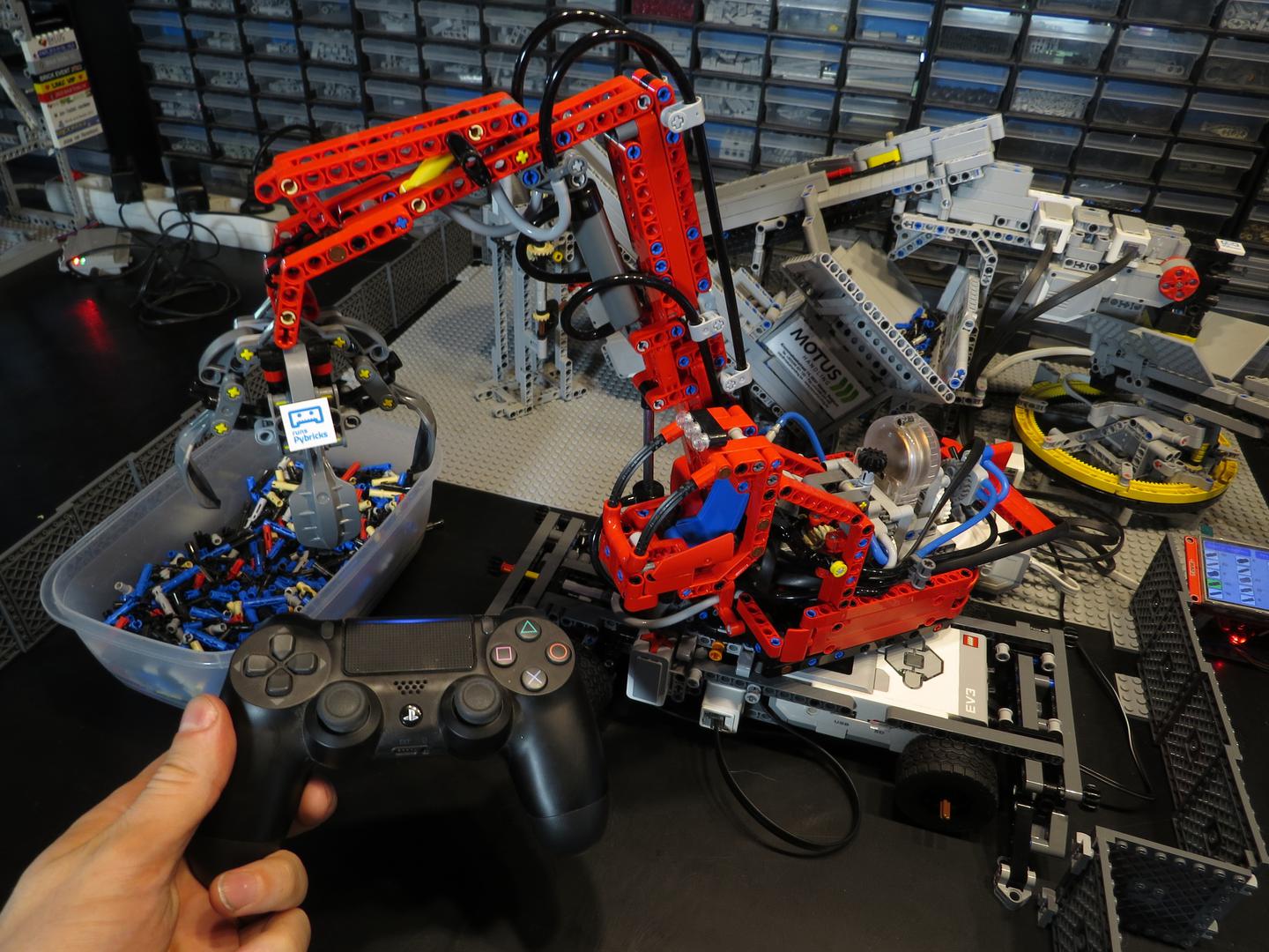 RC Material Handler PS4 controlled