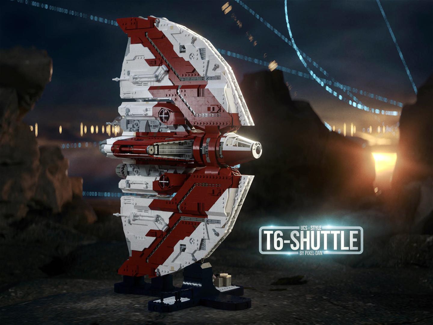 PiXEL-DANs - T6-Shuttle - UCCS STYLE - WITH STAND