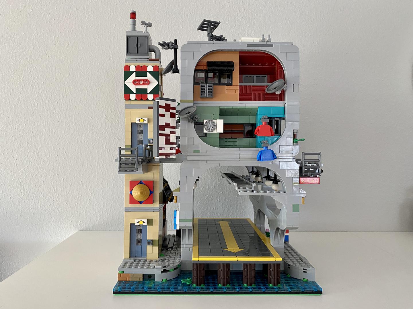 Ninjago City Suspended Train Station
