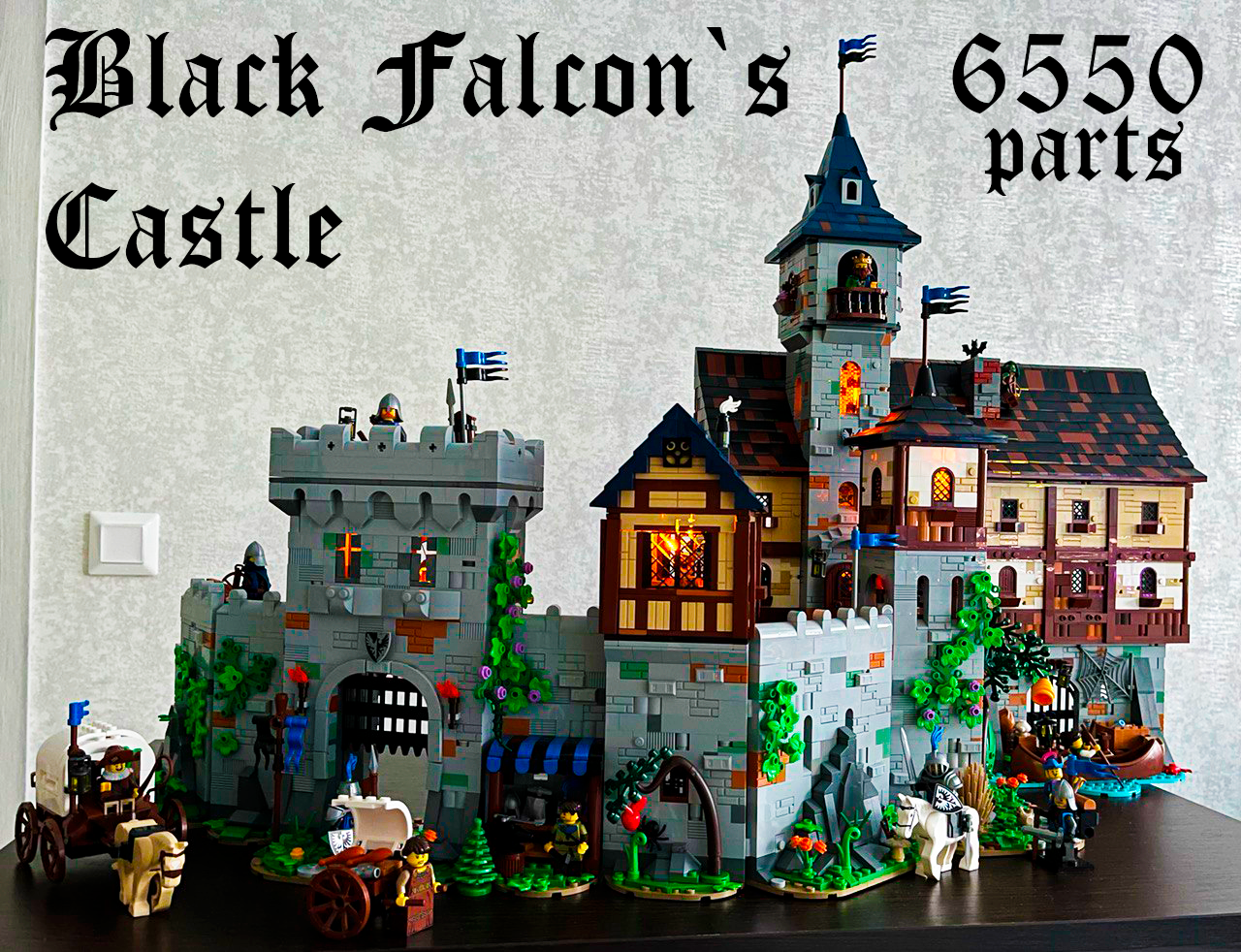 Modular Black Falcon`s Castle
