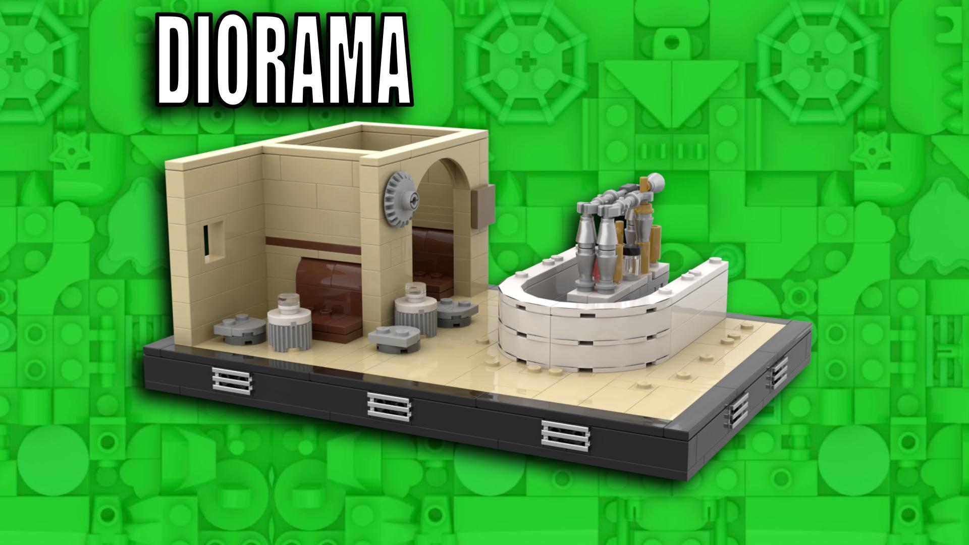 £2 - Mos Eisley Cantina MBS Alternate Diorama Build [FREE base linked] alternate build