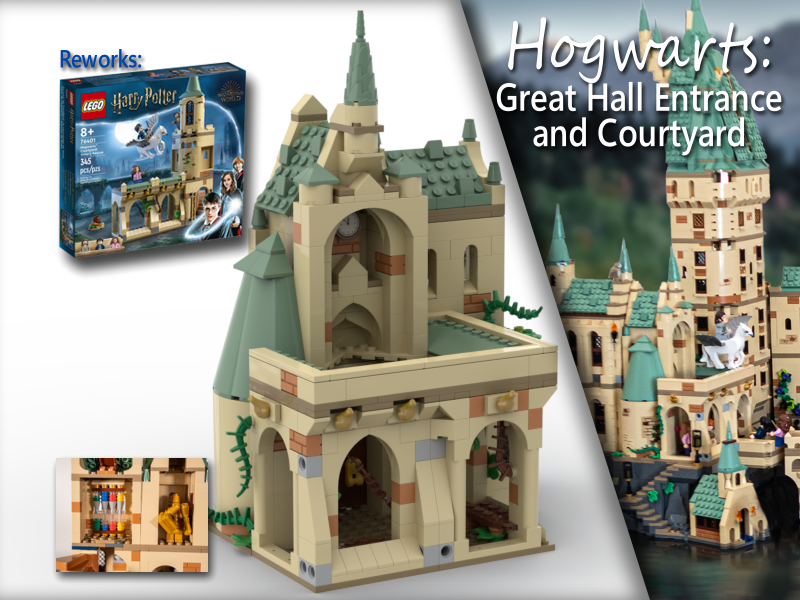 HP Modular - Great Hall Entrance and Courtyard