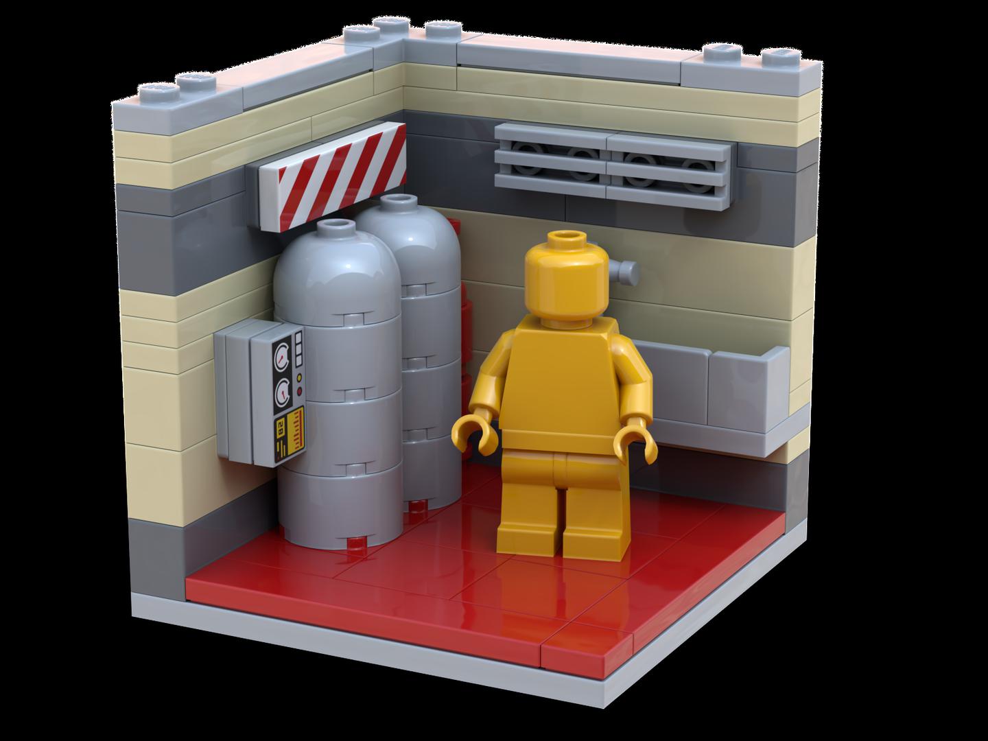 Breaking Bad Lab Minifig Display