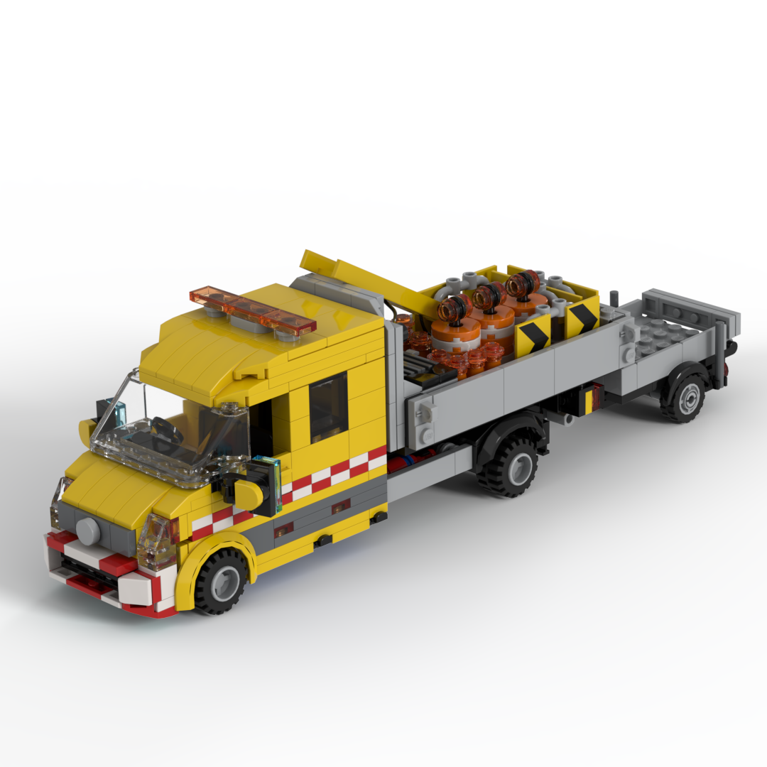 Large Double Cab Flatbed Van - Escort