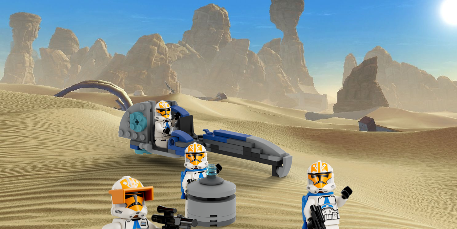 501st BARC Speeder with Sidecar 75359 Alternate Build alternate build