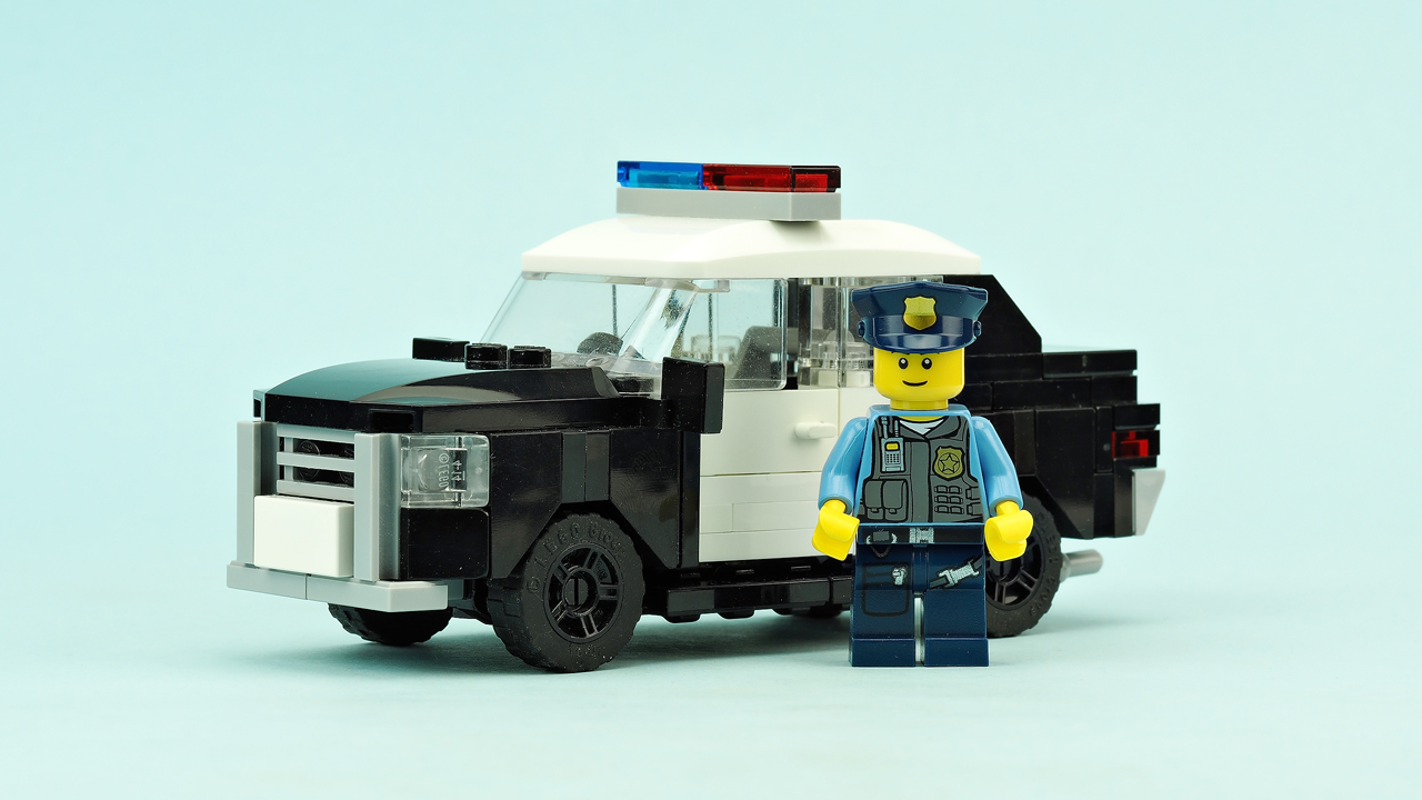 Police patrol car