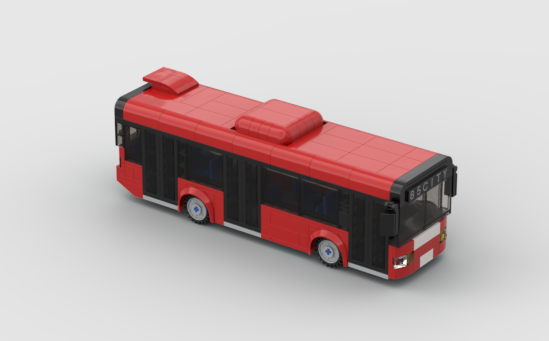 Red bus, Solaris Urbino 12