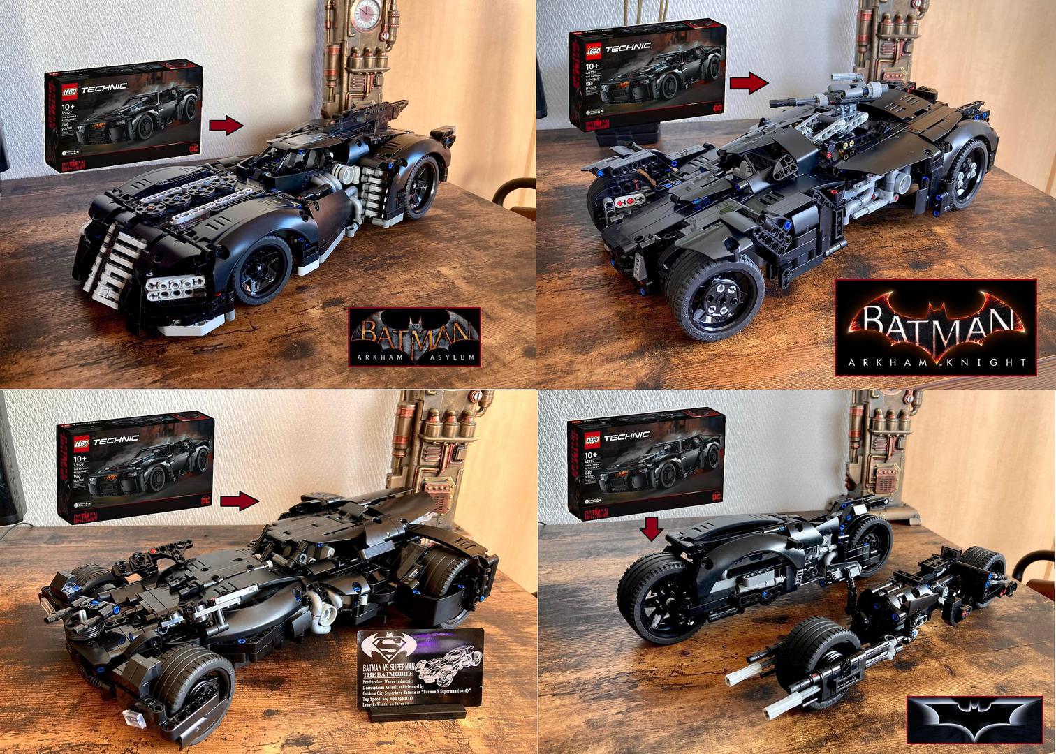 Technic Batmobile 4 In 1 Batpack!
