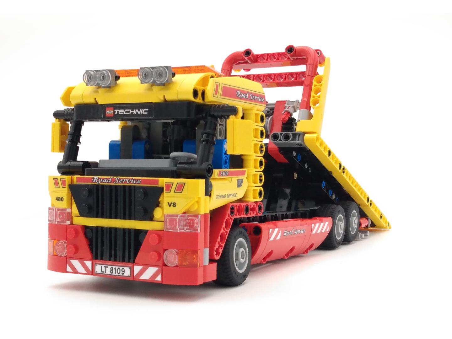 Mini Manual Technic 8109 Flatbed Truck