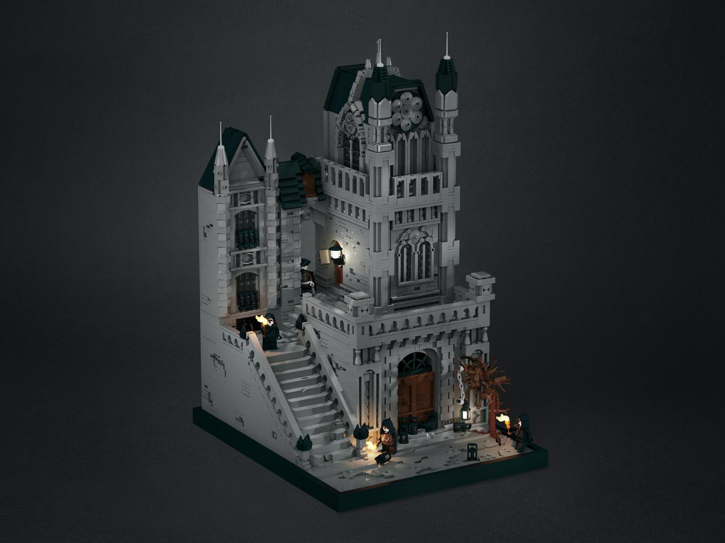 The streets of Yharnam