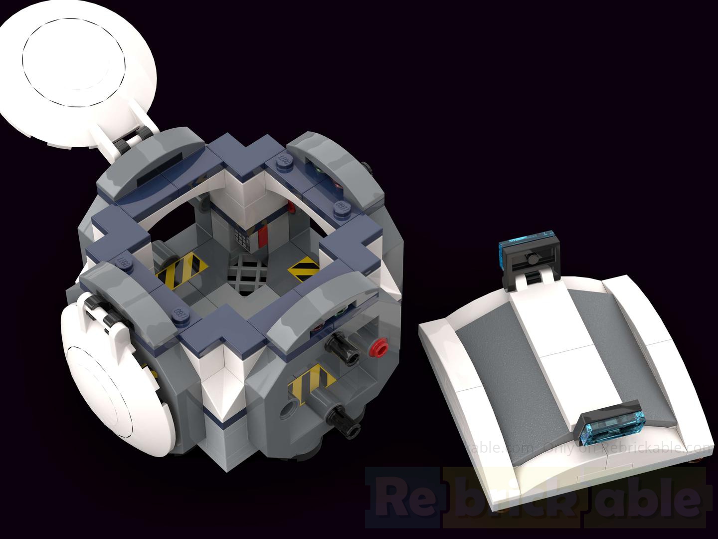 Lunar Research Base Connector Module Space Expansion