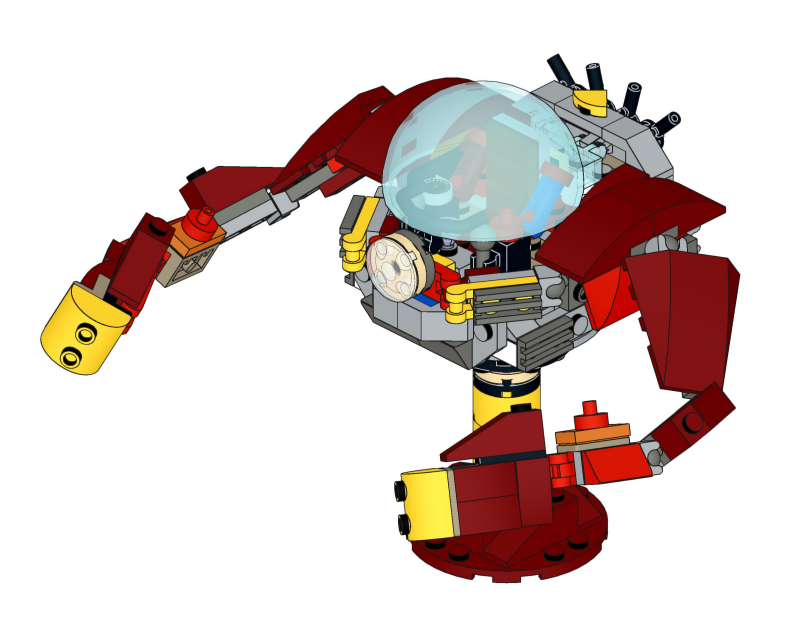 31130 Alt - Eggman Big Arm Combat MOC - Sonic 3 &amp; Knuckles