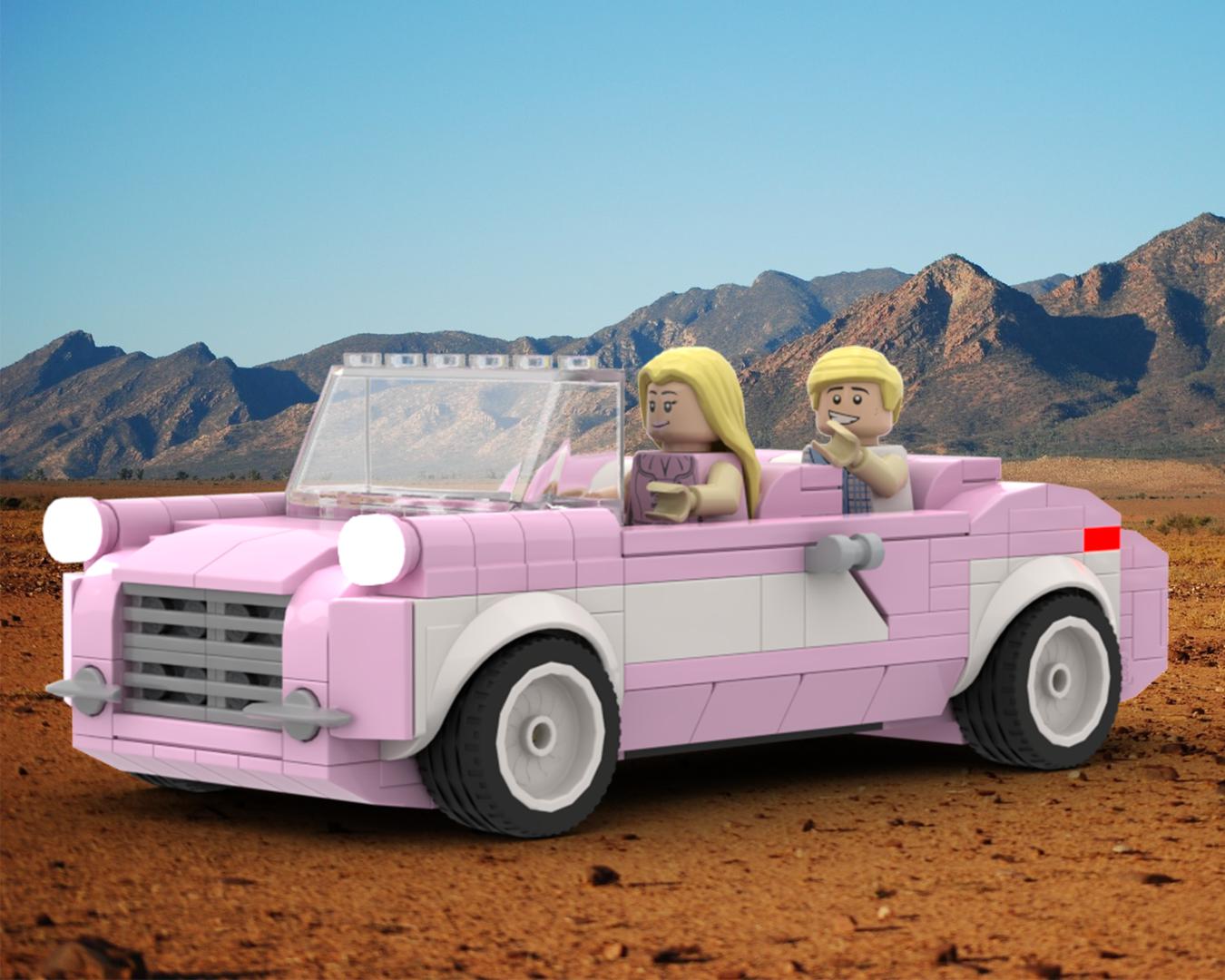 Corvette Barbie Car from movie
