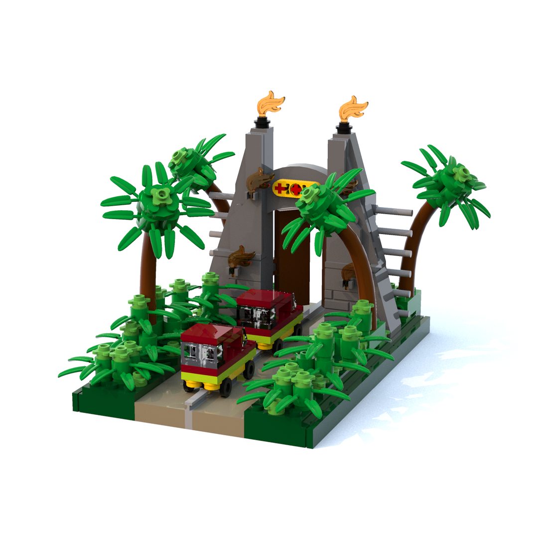 Jurassic Park Gate Vignette