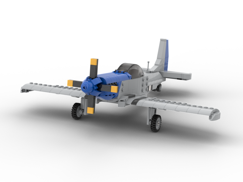 P51 mustang blue