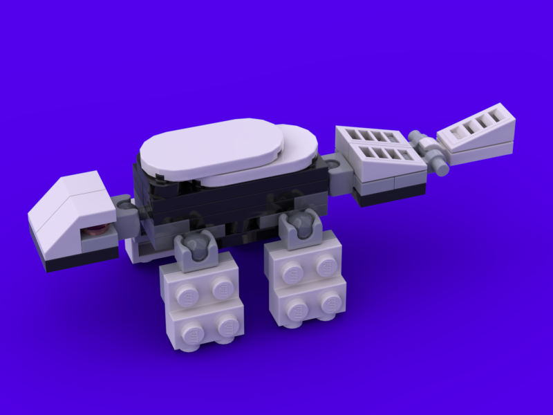 Nodosaurus from LEGO Star Wars set 75370: Stormtrooper Mech alternate build