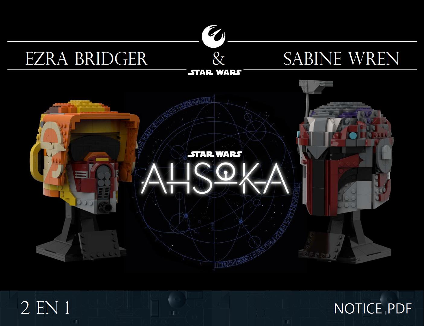 Helmet Ezra Bridger and Sabine Wren