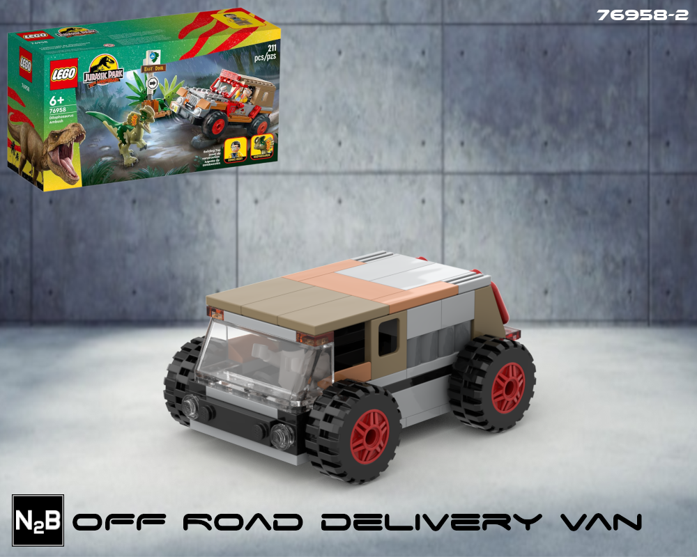 Off Road Delivery Van LEGO 76958 alternate build 2 alternate build
